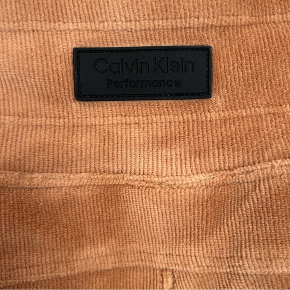 Calvin Klein Performance High Waisted Wide Leg Ribbed Textured Pant, Size Small - Picture 7 of 9